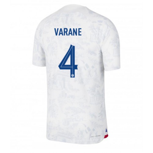 Francuska Raphael Varane #4 Gostujuci Dres SP 2022 Kratak Rukavima